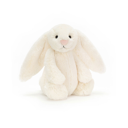 Bashful Rabbit Soft Toy - H 31 cm - Cream